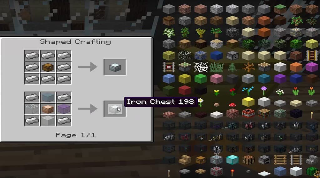 Minecraft iron chest mod screenshots