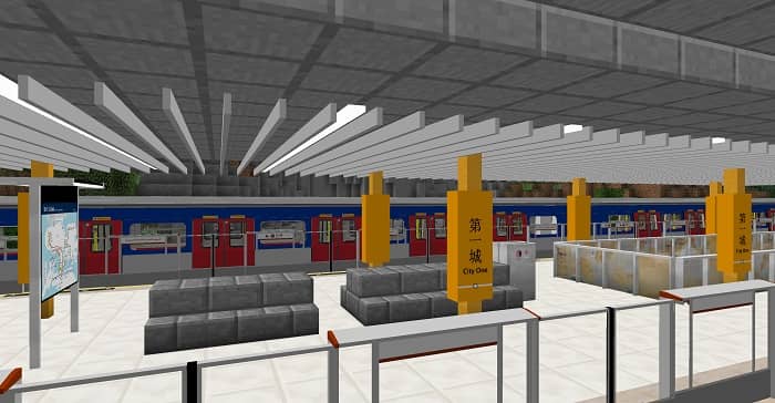 Minecraft Transit Railway screenshots